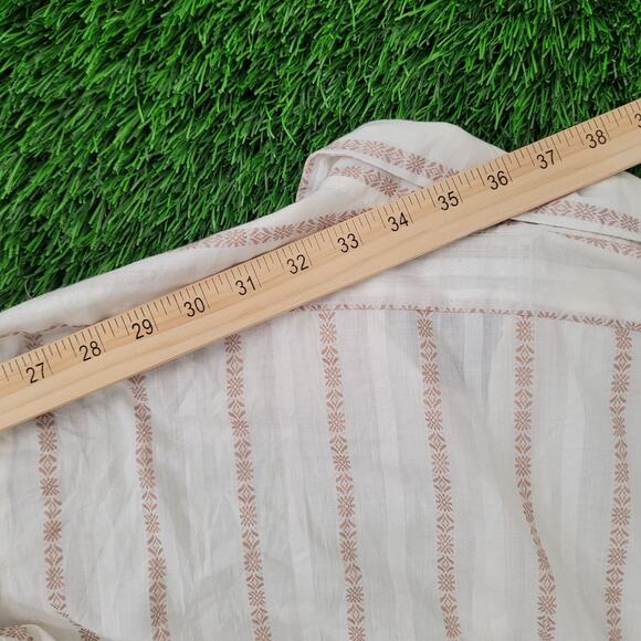 Vintage 60s Hampshire House by Van Heusen Button Shirt Medium 15.5 33 Textured - Picture 7 of 11